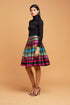 Stripe Taffeta Skirt